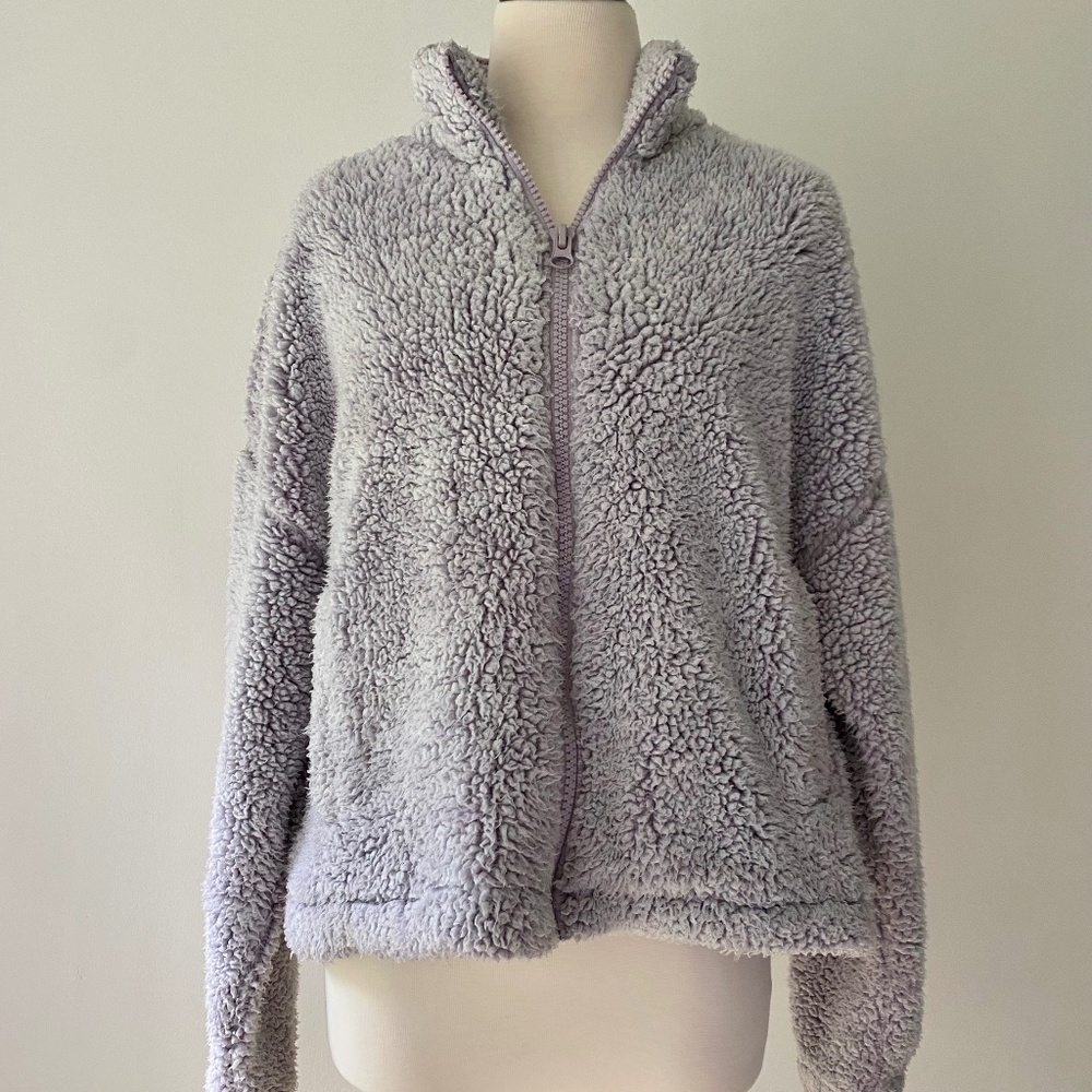 Purple Teddy Coat GARAGE SZ L